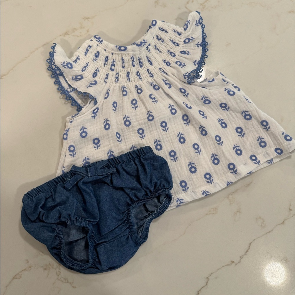 Floral Top and Bloomers